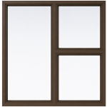 Window Aluminium 26Mm Budget 1.2 X 1.2 Brz Ptt1212