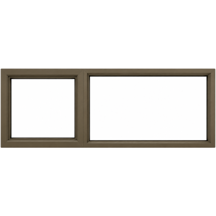 Window Aluminium 26Mm Case 1.5 X 600 Brz Budget