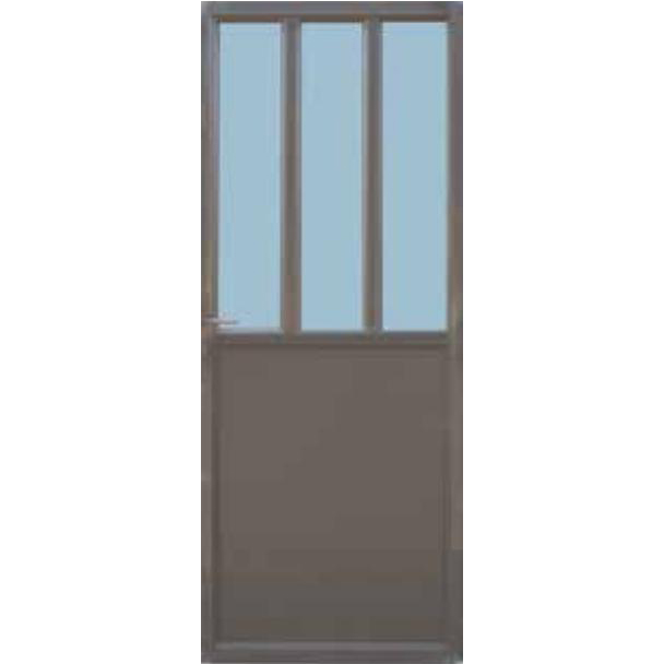Door Aluminium Fam Brz Ab27Ffl Left Frosted - Featured Image 3 panel ab27