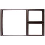 1800 x 1200 bronze aluminium window frame clear glass 700x700 1