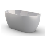 Zala White Freestanding bath
