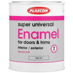 Plascon Hi Gloss Black 1L Super Universal Enamel