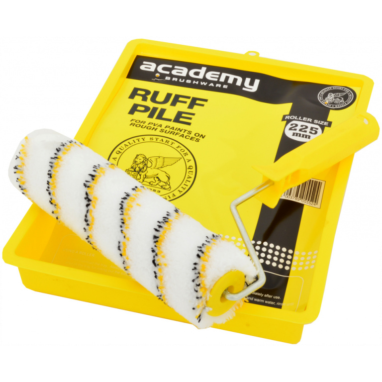 Academy Paint Roller Tray Ruffpile Set Build It DTM