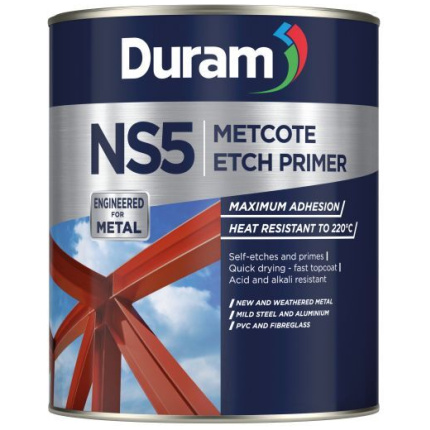 BUILD IT METAL ETCH 5L PRIMER RED DURAM