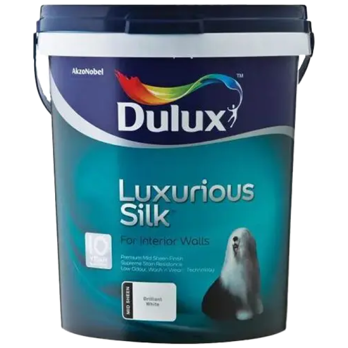 Dulux Luxurious Silk 20L Brilliant Wht