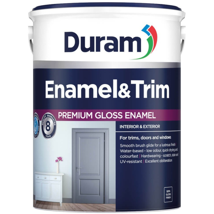 duram enamel trim white 5l
