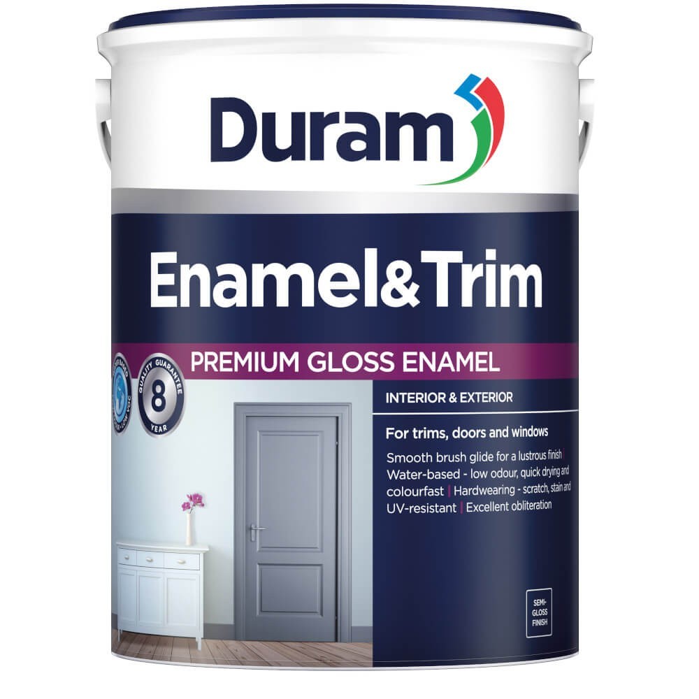Duram Enamel & Trim 5L Battleship Grey - Featured Image duram enamel trim white 5l