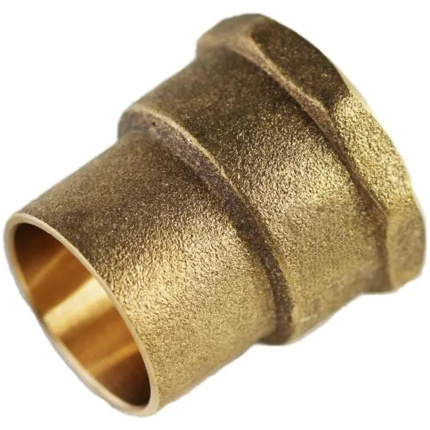 COUPLER STRAIGHT FEMALE x COPPER 15mm