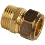 COUPLER STRAIGHT MALE x CONNEX 15mm