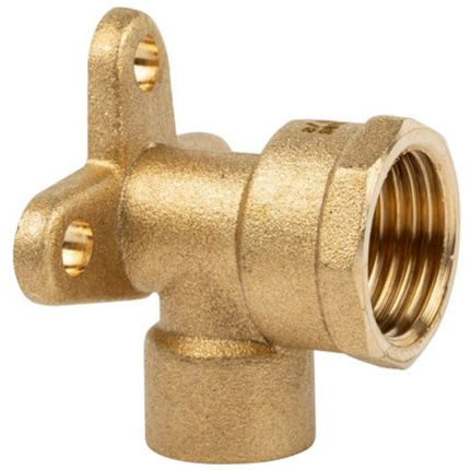 ELBOW WALLPLATE FEMALE x COPPER 15mm 1
