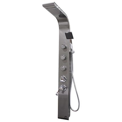 FT131202 Noble Shower Column Brushed Finish WEB