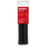 Cable Ties 400 X 4.8 Blk 20S