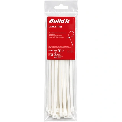 Cable Ties 400 X 7.9 Wht 50S