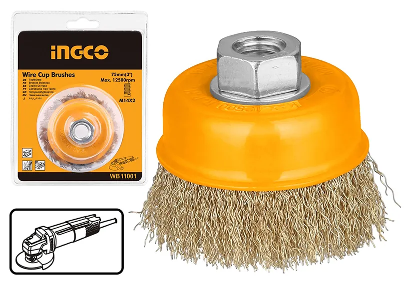 Ingco Wire Cup Brush 100Mm - Featured Image Ingco Wire Cup Brush