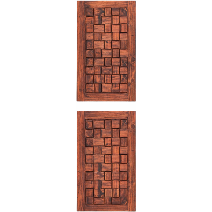 Door Msm Pine Stable Weave Small Brick
