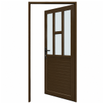 Door Aluminium Rs Full 4 Panel Right 1881R Budget