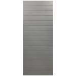 Door Grey Horizontal Embos Soild Door/Swartland