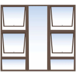 Window Aluminium 26mm Case 2.1 X 2.1 Brz Ubttd2121