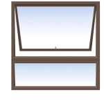 Window Aluminium 30.5 Case 900 X 900 Pt99OBSB