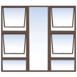 Window Aluminium 26mm Case 2.1 X 2.1 Brz Ubttd2121
