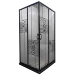 Shower Door Sqr Rs 885 X 885 Sqr Arabella - Black