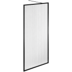 Shower Screen Rs 1200 X 2000 Oasis Fluted 8mm Se30