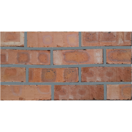 brick red semi face