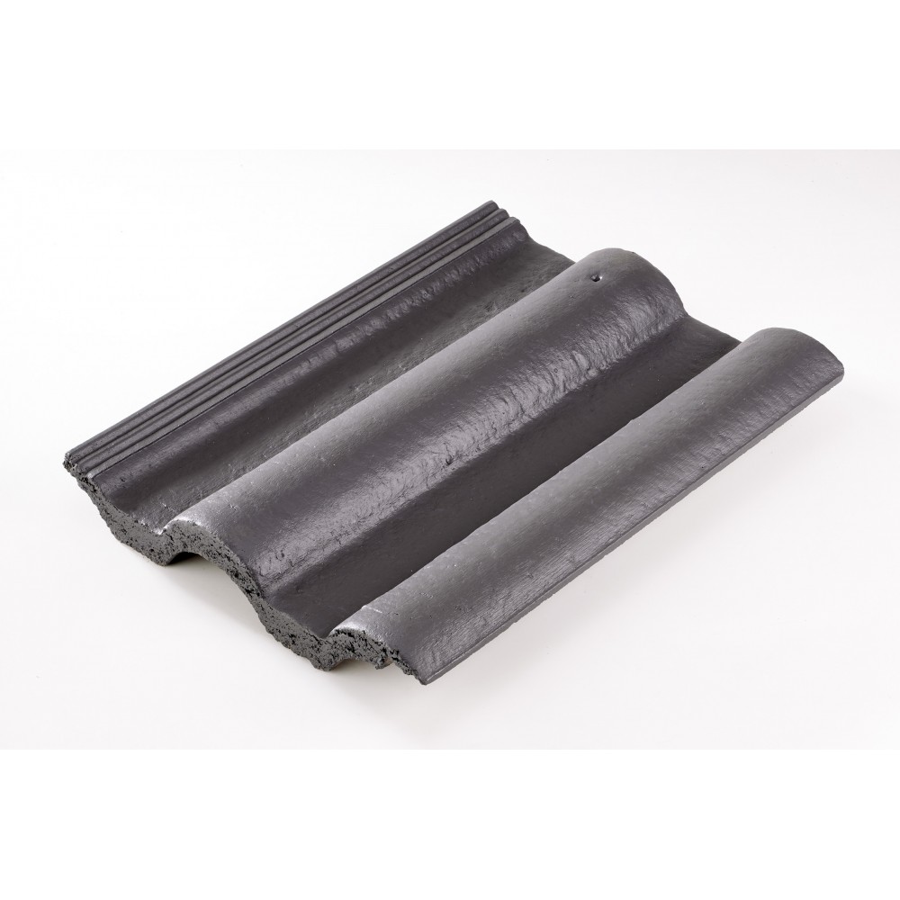 Roof Tiles D/Roman Black / Slate Grey - Featured Image double roman roof tile