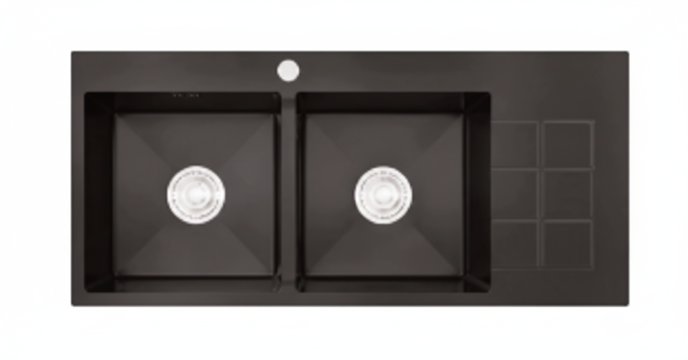 Sink D/In Cg 1000 X 460 Dbl Blk - Featured Image Gemini_Generated_Image_dzret6dzret6dzre