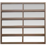 Garage Door Alu Brz 2450 X 2100 001 W/Fitting