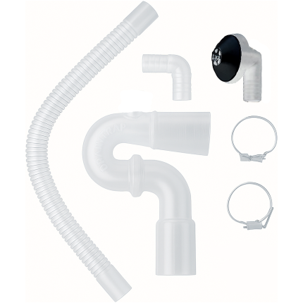 Bath Trap 40 X 40 Wht