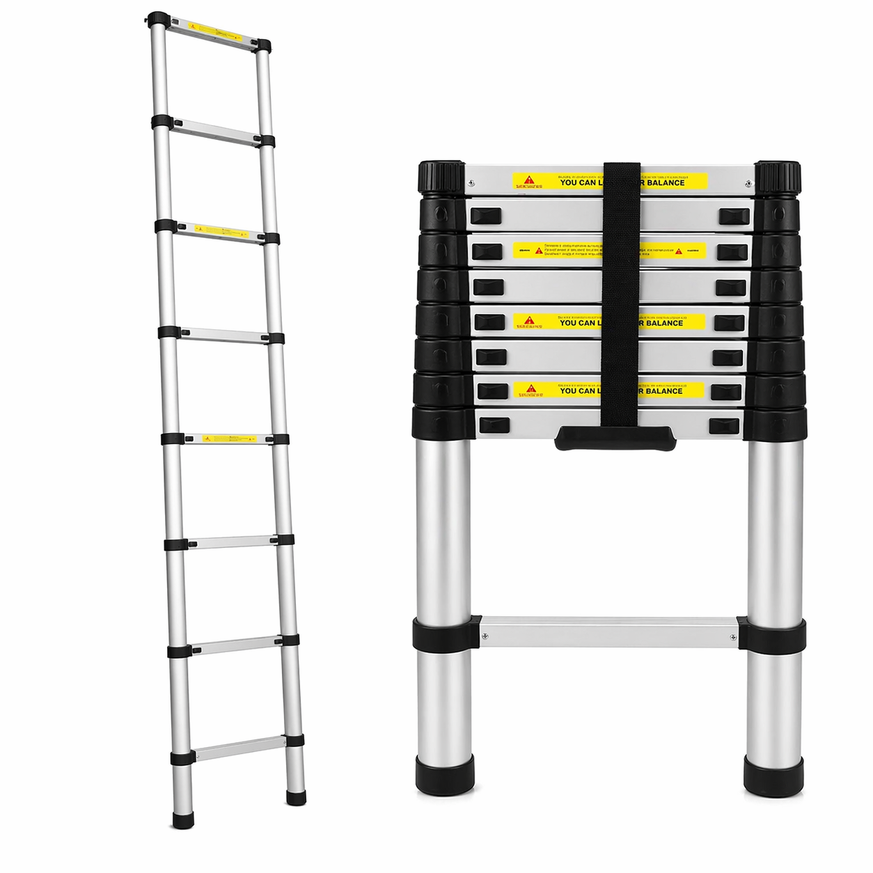 Ladder Alu Telescopic 3.8M - Featured Image Ladder Alu Telescopic 3.8M