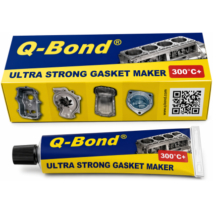 Q Bond Silicone Gasket Maker Grey 85Ml