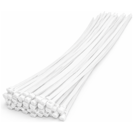 Cable Ties 300 X 4.8 Wht 20S