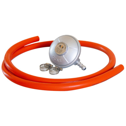 Gas Regulator L Shape & Hose Alva