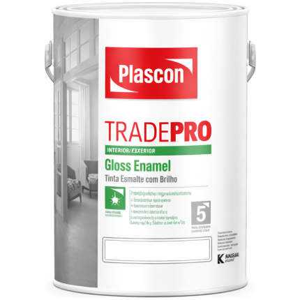 Plascon Gloss Enamel White 5L Tradepro