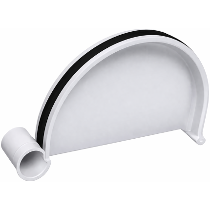 Pvc Gutter Stopend 125Mm Vynadp