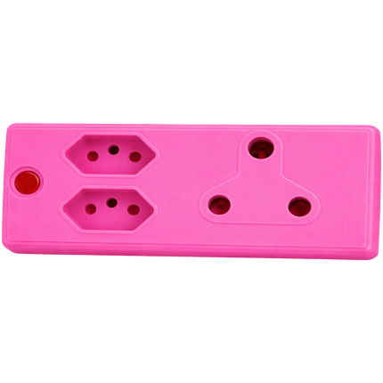 Adaptor 1X16A+2X5A Pink