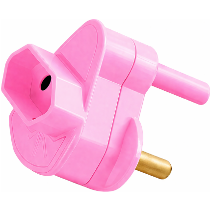Adaptor Euro Single Pink