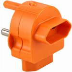 Adaptor Euro Twin orange