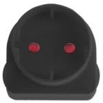 Adaptor Schuko Black