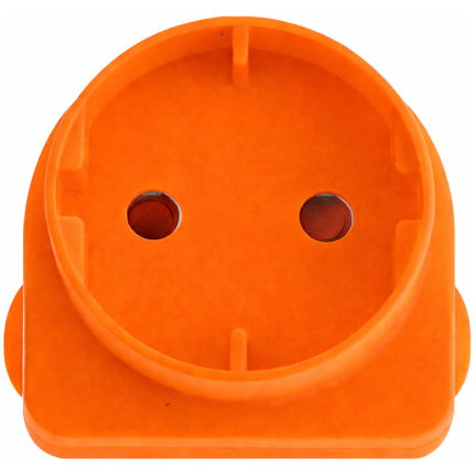 Adaptor Schuko Orange (2)