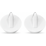 Bath Plug 40Mm Wht 2Pc Big
