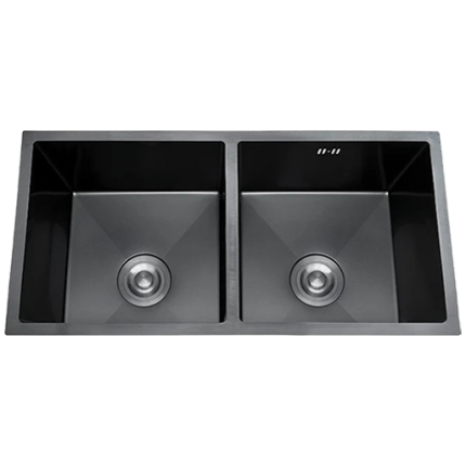 Sink Kitchen Rejoice Rs Dbl Blck 820X450