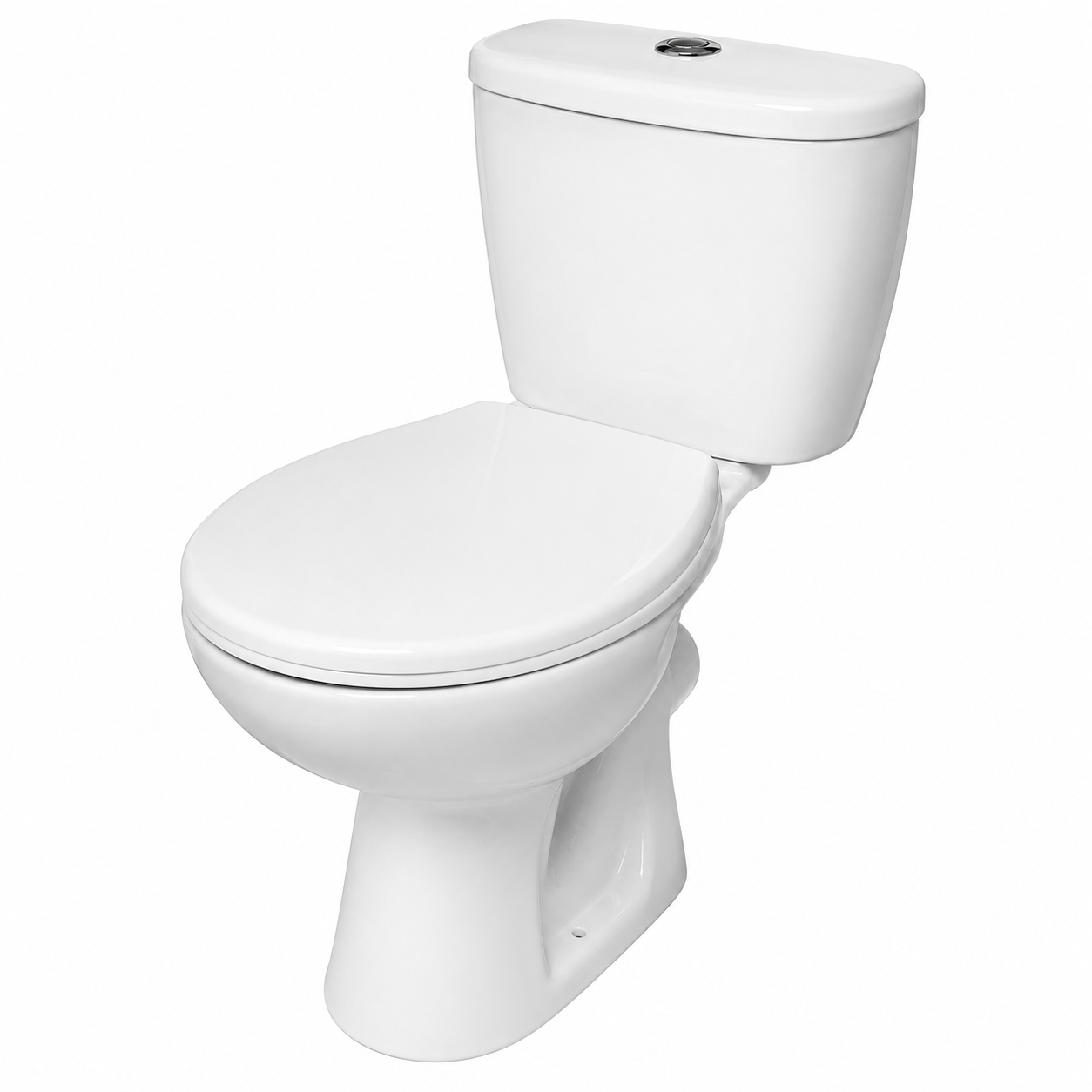 Toilet Set 4Pcs Rs White Top Flush Toilet Set 4Pcs Rs White Top Flush - Image 1