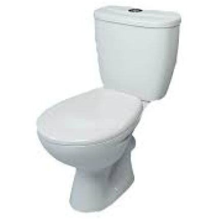 Toilet Set 4Pcs Rs White Top Flush