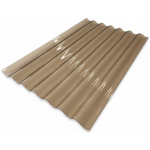 Corrugated Polycarb 4.2M Bronze 0.8Mm