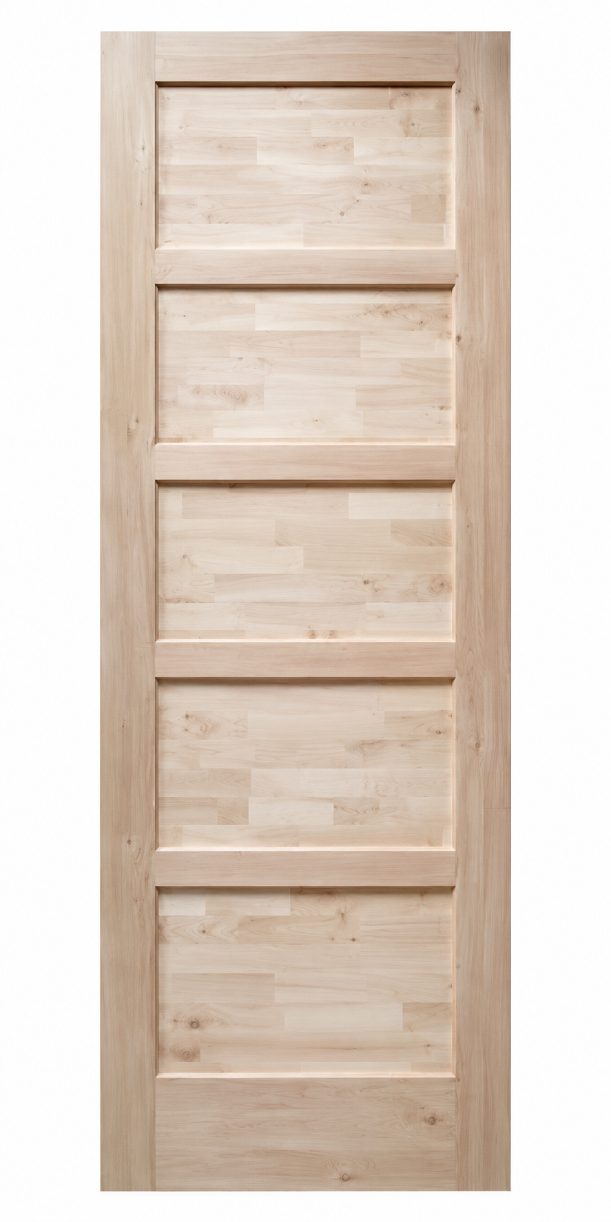 Door Hardwood 5 Panel Raised & Fielded Solid Door Door Hardwood 5 Panel Raised & Fielded Solid Door - Image 1