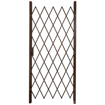 Security Gate Jumatrell 900x2.0 Alum Trackless Brz