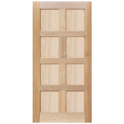 8 panel eng mix flat panel door